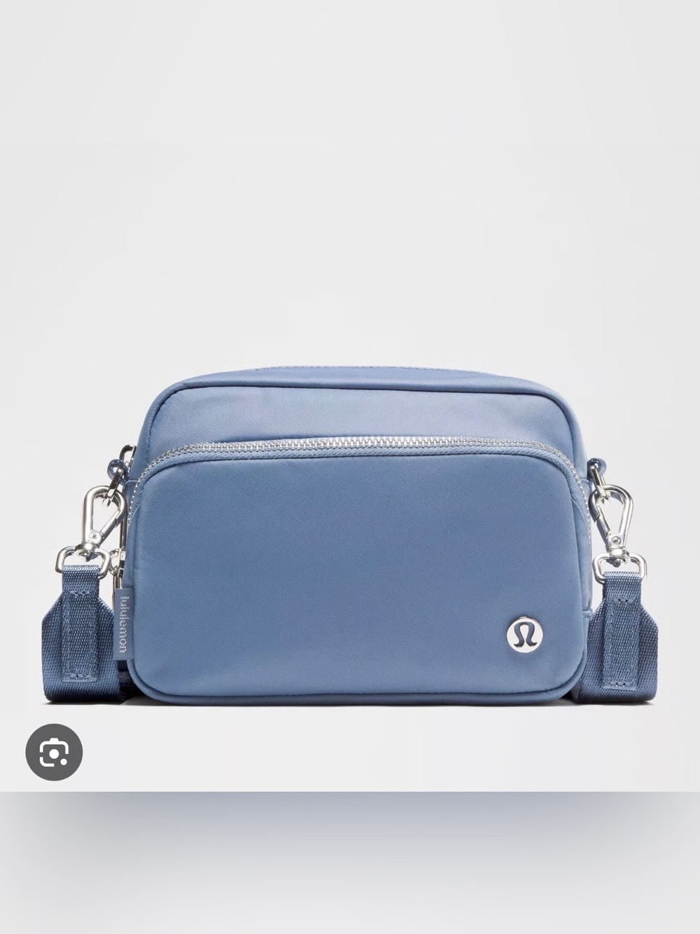 Lululemon Athletica Blue Double Zip Everywhere CrossBody MSRP $78